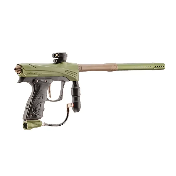 Paintball Marker Olive/Tan Color - Side View