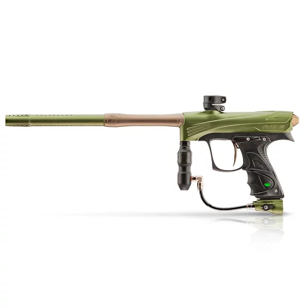 Paintball Marker Olive/Tan Color - Side View 2