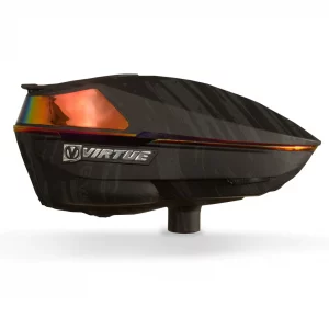 Paintball Virtue Spire IV Loader - Graphic Fire - Side View