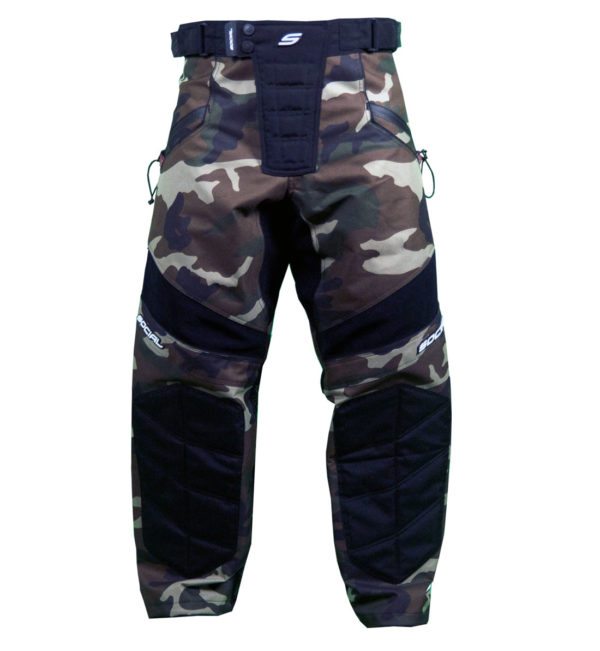 Grit v3 Paintball Pants, Camo, Front View